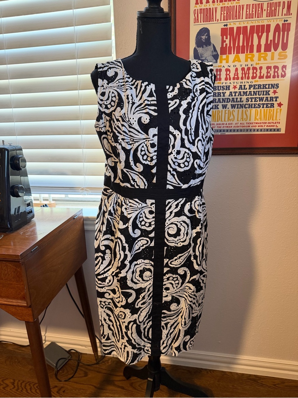 Black & White Anthropologie Dress